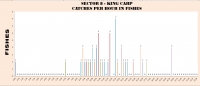 SECTOR 8 - CATCHES PER HOUR FISHES