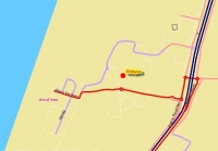 Карта проезда до хоф Шфаим.